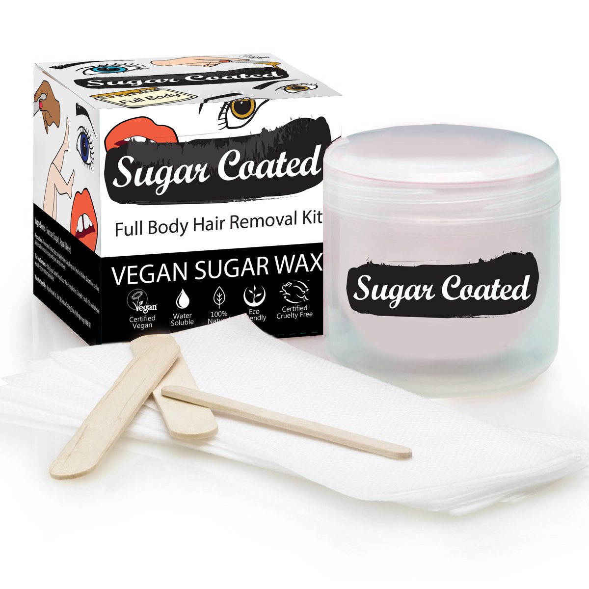 Sugar Coated Full Body Hair Removal Kit, World Vegan Day beauty swaps 4 