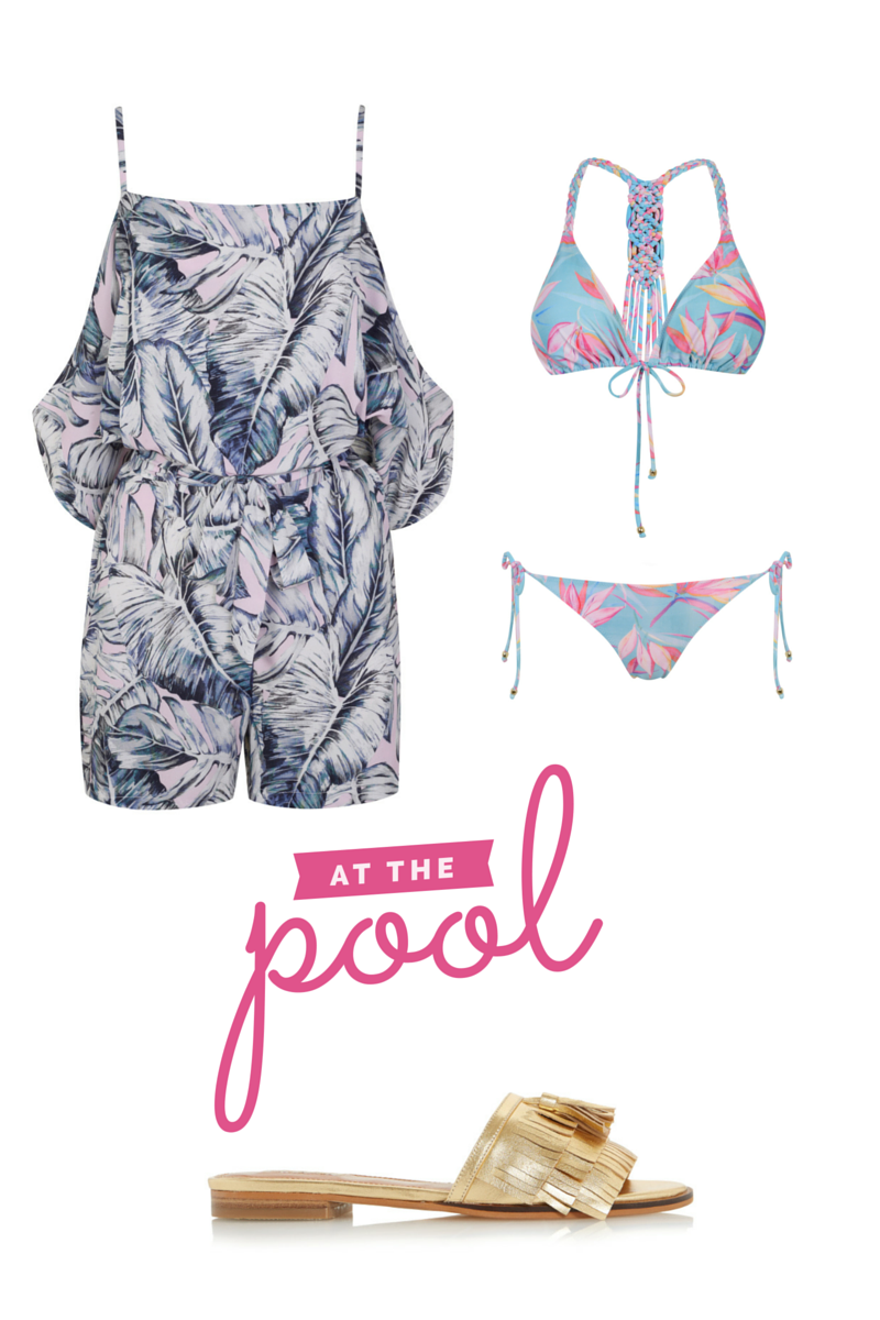 playsuit what to wear to a pool party 
